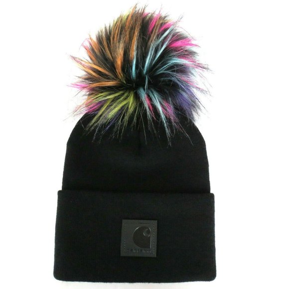 Carhartt Beanie Handmade in USA Pom - Picture 1 of 6